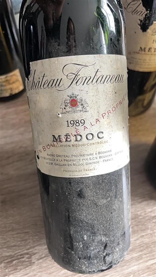 Bordeaux Médoc Château Fontaneau 1989