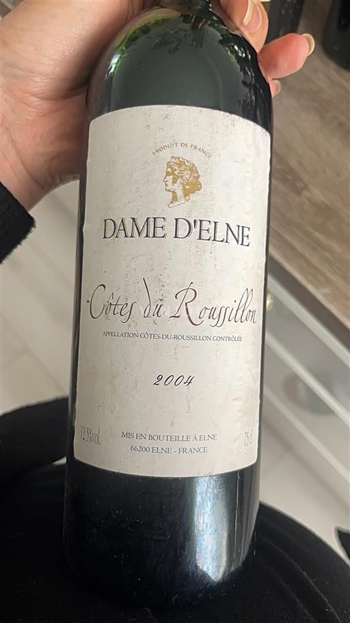 Roussillon Côtes-du-roussillon Dame Elne 2004