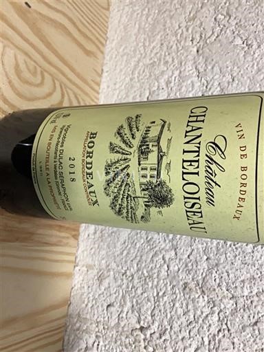 Bordoja Bordo Château Chanteloiseau 2018