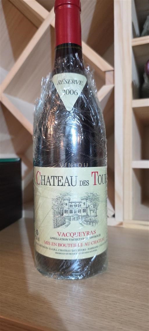 Rhônedalen Vacqueyras Château Des Tours Réserve 2006
