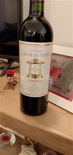 Bordeaux Pomerol Château La Rose du Temple 2011