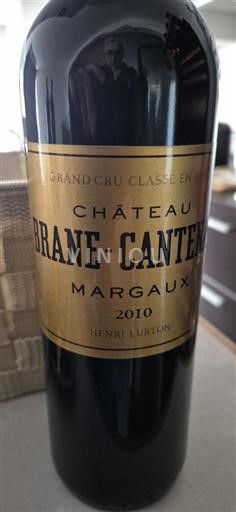 Bordeaux Margaux Grand Cru Château Brane-Cantenac 2010