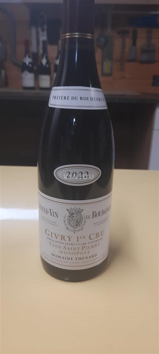 Bourgogne Ospecificerad Premier Cru Domaine Thenard Clos Saint-Pierre 2022