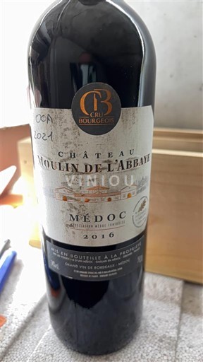 Bordeaux Médoc Château Moulin de l'Abbaye 2016