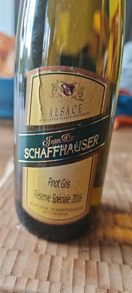 Alsasko Grand Cru Jean-Paul Schaffhauser Réserve Spéciale 2016