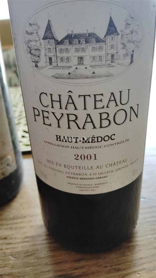Bordeaux Haut-Médoc Château Peyrabon 2001