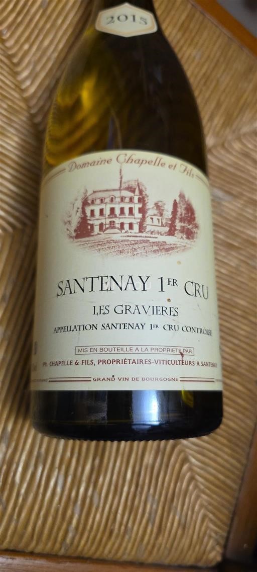Borgogna Santenay Premier Cru Domaine Chapelle et Fils Les Gravières 2018