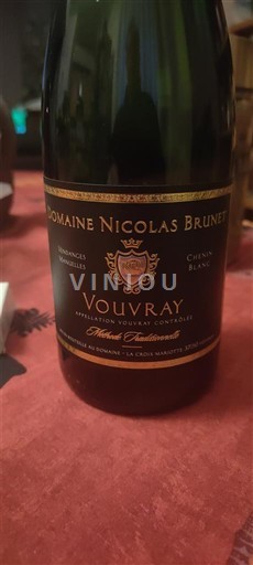 Loire-dalen Vouvray Domaine Nicolas Brunet Méthode Traditionnelle Ikke årgangsbestemt