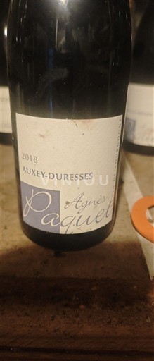 Burgundija Оксе-Дюрсес Agnès Paquet 2018