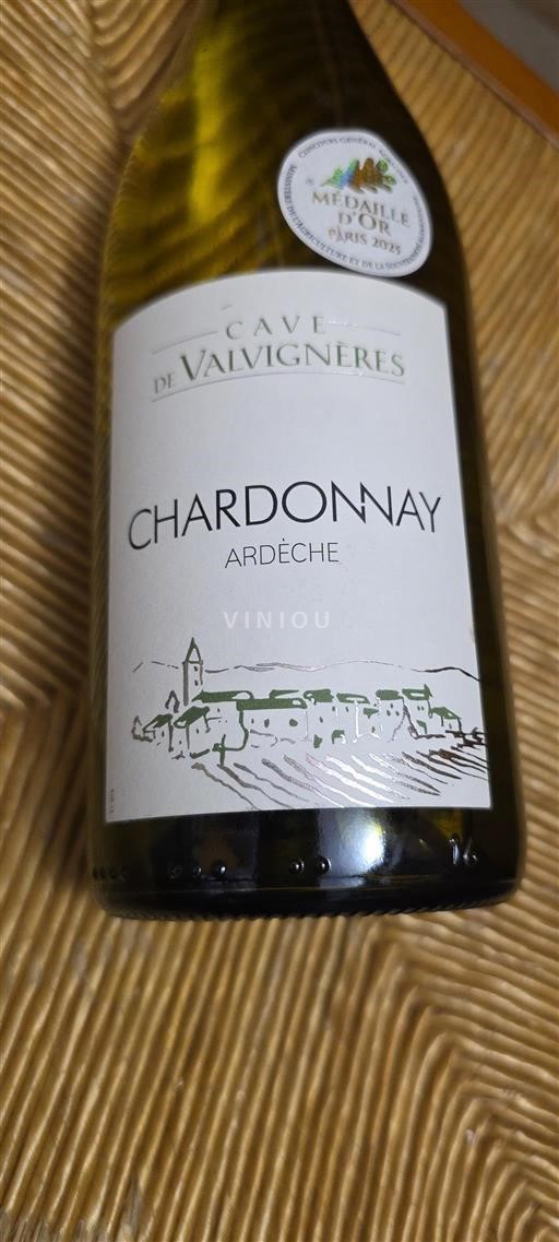 Alpi e Paesi Rodaniani Ardèche Cave de Valvignères Chardonnay 2024