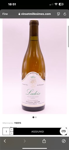 Burgundy Ladoix Domaine JACOB 2014