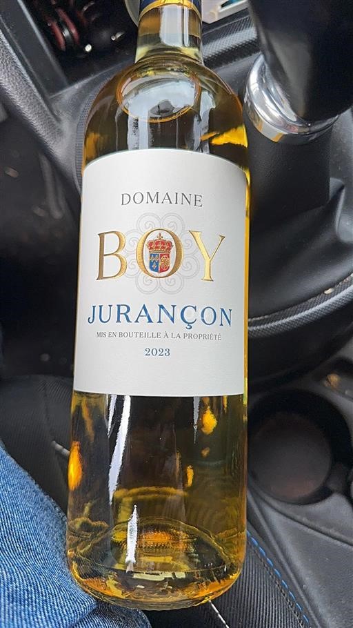 Sud-Ouest Jurançon Domaine BOY 2023