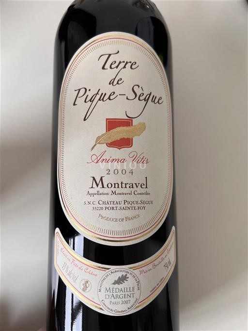 Südwestfrankreich Montravel Château Pique-Sègue Anima Vitis 2004