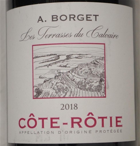Rona dolina Côte-rôtie A. Borget Les Terrasses du Calvaire 2018