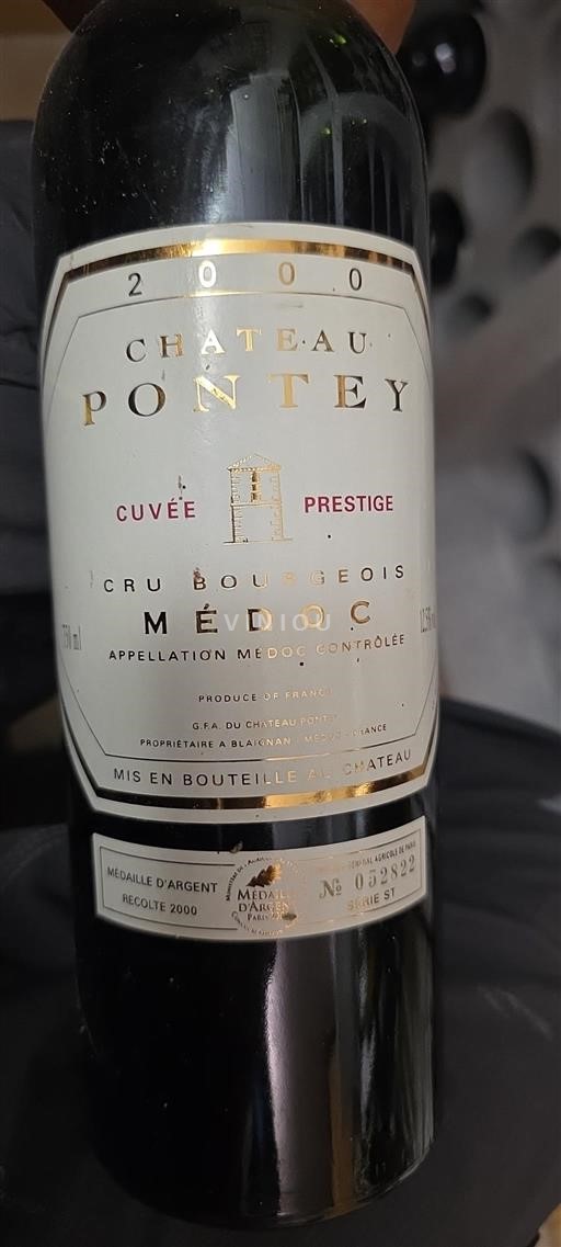 Burdeos Médoc Château Pontey Prestige 2000