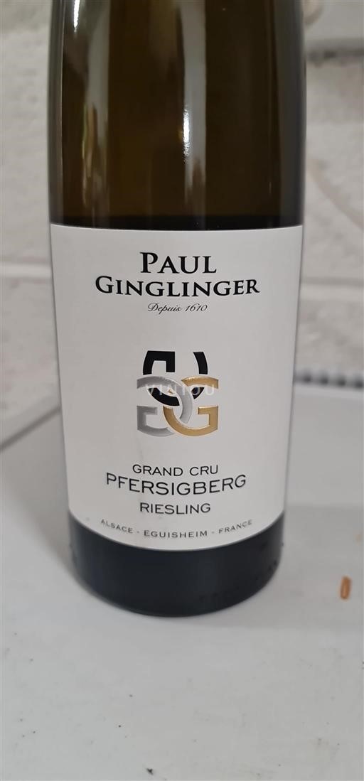 Alsace Alsace Grand Cru Grand Cru Paul Ginglinger Pfersigberg Riesling 2023