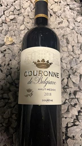 Burdeos Haut-Médoc Couronne de Belgrave 2018