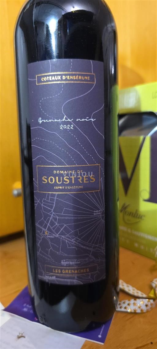 Languedoc und Roussillon Coteaux d'Ensérune Domaine Soustres Les Grenaches 2022