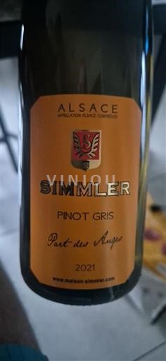 Alsacia Grand Cru Simmler Part des Anges 2021