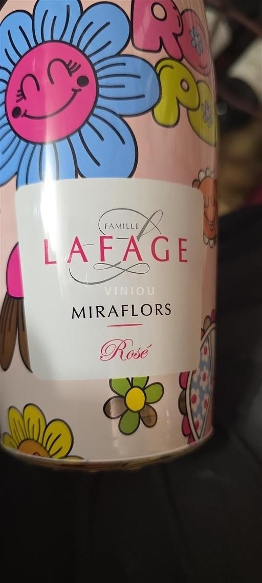 Languedoc ja Roussillon Katalonianrinteet Famille Lafage Miraflors Rosé Ei vuosikertaa
