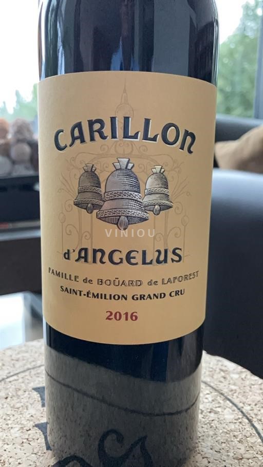 Bordeaux Saint-Émilion Grand Cru Carillon Angélus 2016