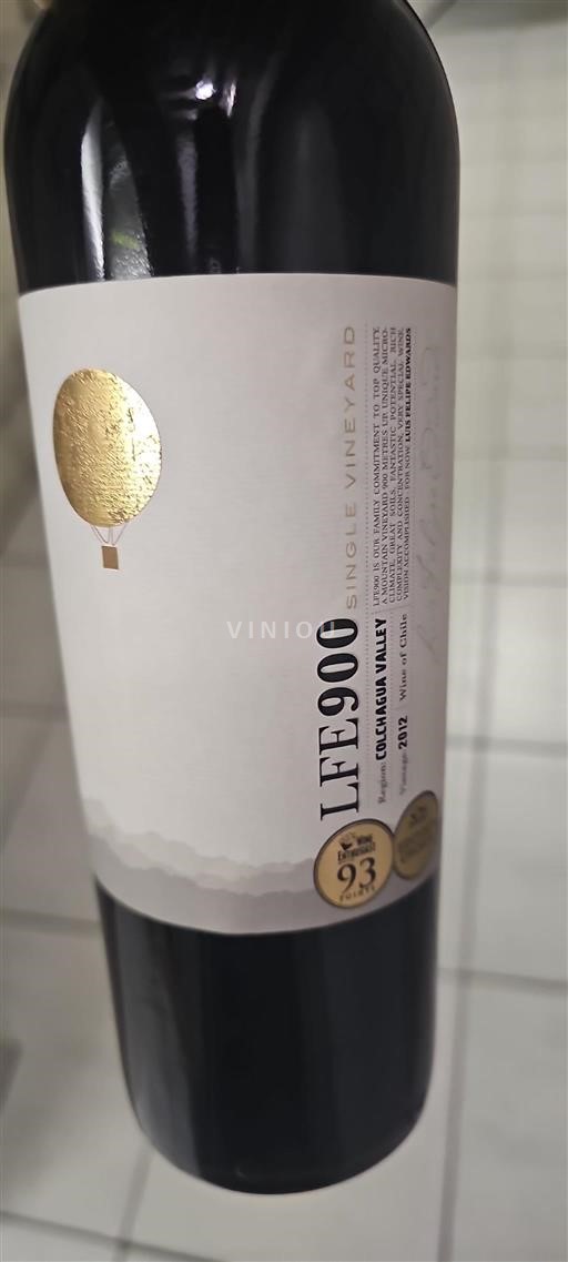 Colchagua Valley Niet gespecificeerd Luis Felipe Edwards LFE900 2012