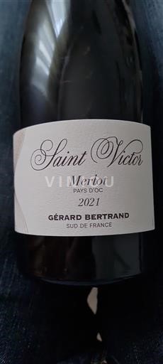 Languedoc a Roussillon Pays d'Oc Gérard Bertrand Saint Victor 2021