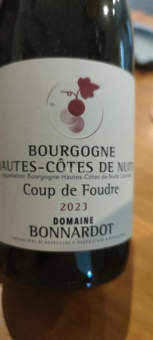 Burgundy Unspecified Domaine Bonnardot Coup de Foudre 2023