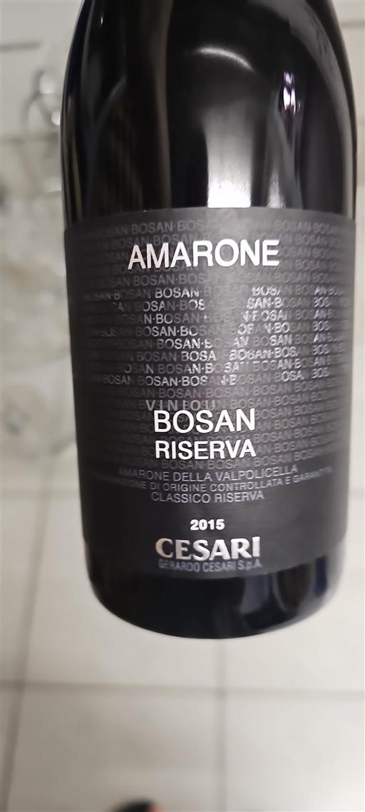 Véneto Amarone della Valpolicella Cesari Bosan Riserva 2015