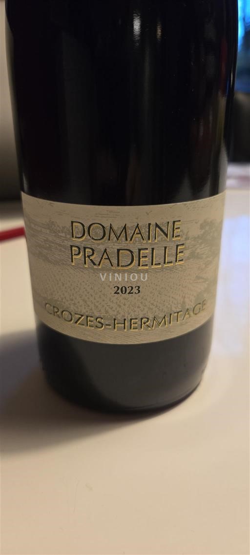 Thung lũng Rhône Crozes-hermitage Domaine Pradelle 2023