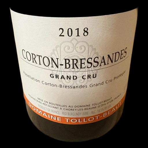 Burgund Corton-Bressandes Grand Cru Domaine Tollot-Beaut Corton-Bressandes 2018