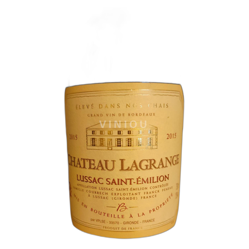 Bordeaux Lussac-saint-émilion Château Lagrange 2015
