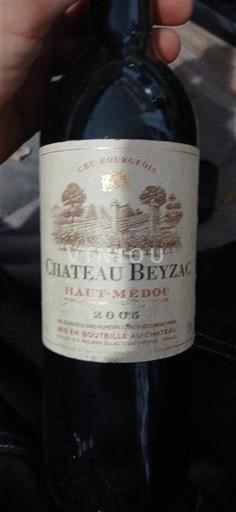 Burdeos Haut-Médoc Cru Bourgeois Château Beyzac 2005