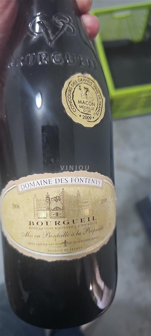 Loiredalen Bourgueil Domaine Des Fontenys 2008