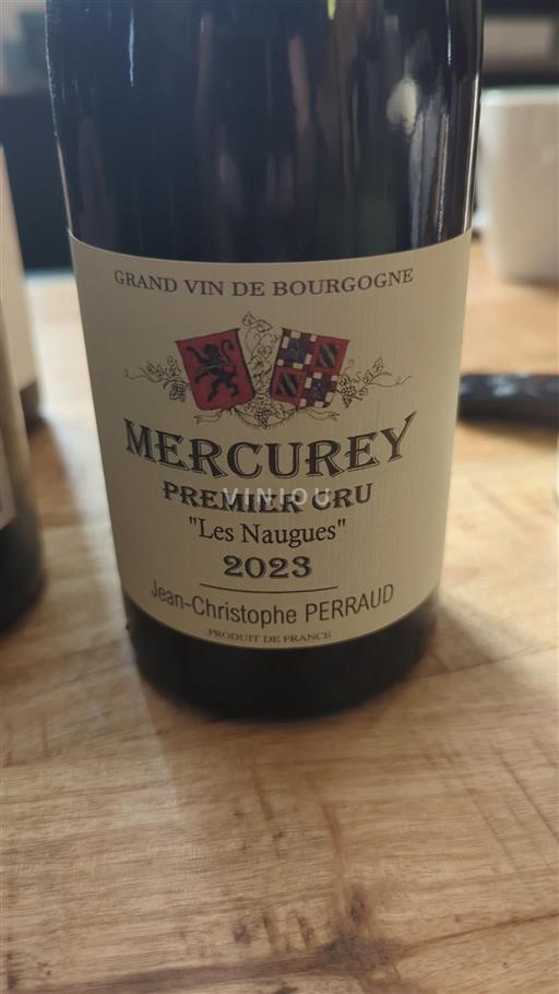 Bourgogne Mercurey Premier Cru Jean-Christophe Perraud Les Naugues 2023