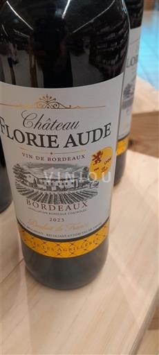 Bordeaux Château Florie Aude Les Agrillères 2023