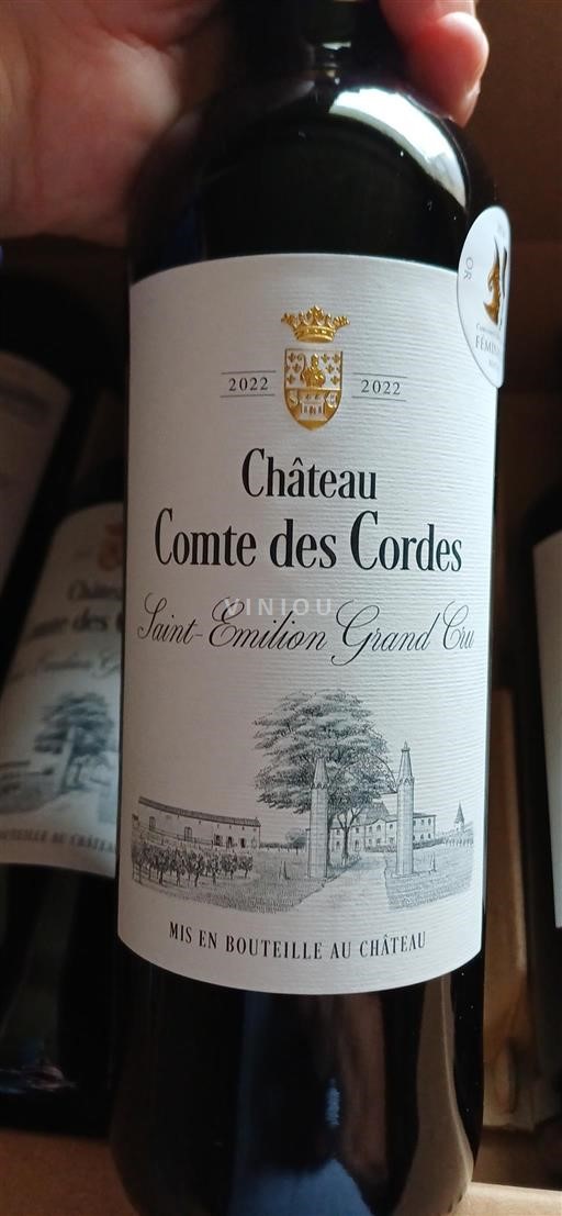 Bordeaux Saint-Émilion Grand Cru Château Comte des Cordes 2022