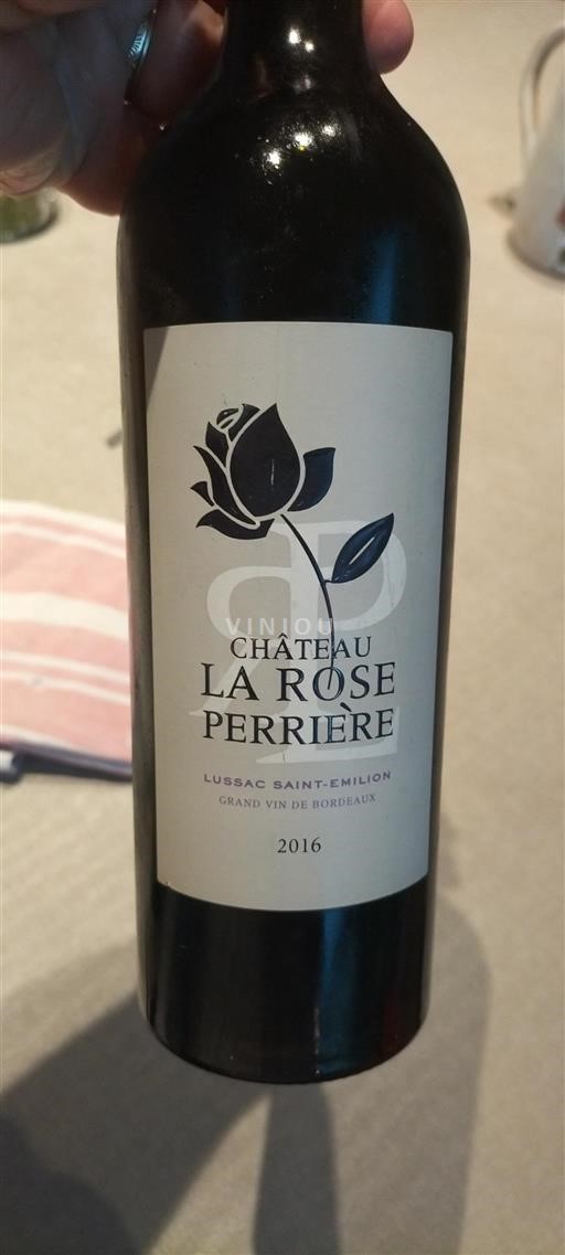 Bordéus Lussac-Saint-Émilion Château La Rose Perrière 2016