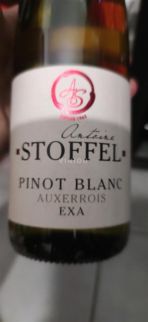 Alsacia Pinot blanco Grand Cru Antoine Stoffel Exa 2022