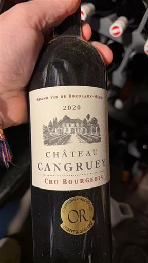 Bordeaux Médoc Cru Bourgeois Château Cangruey 2020