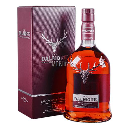 Dalmore 12 Years Sherry cask Dalmore 12a Escócia Terras Altas Highlands