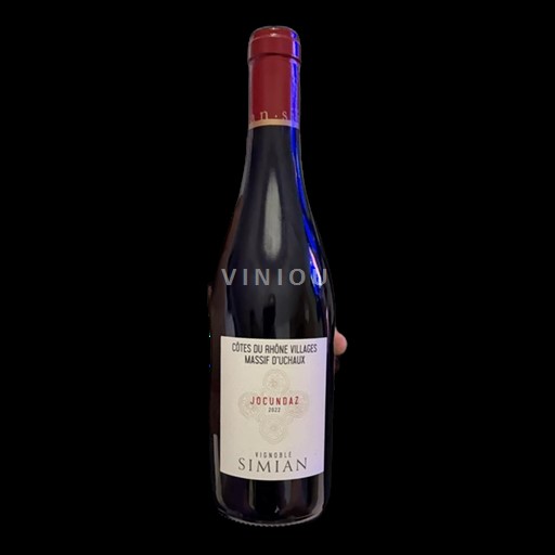 Rhônen laakso Côtes-du-rhône-villages Vignoble Simian Jocundaz 2022