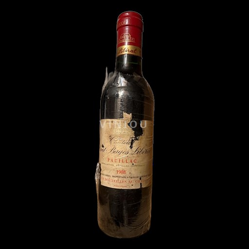 Bordeaux Pauillac Haut-Bages Libéral 1988