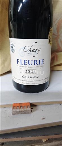 Beaujolais Fleurie Chavy Cyrille La Madone 2023