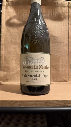 Valle del Ródano Châteauneuf-du-Pape. Château La Nerthe Clos de Beauvenir 2015