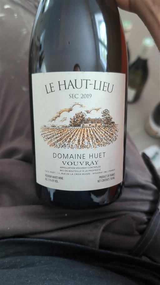 Loire Valley Vouvray Domaine Huet Le Haut-Lieu 2019