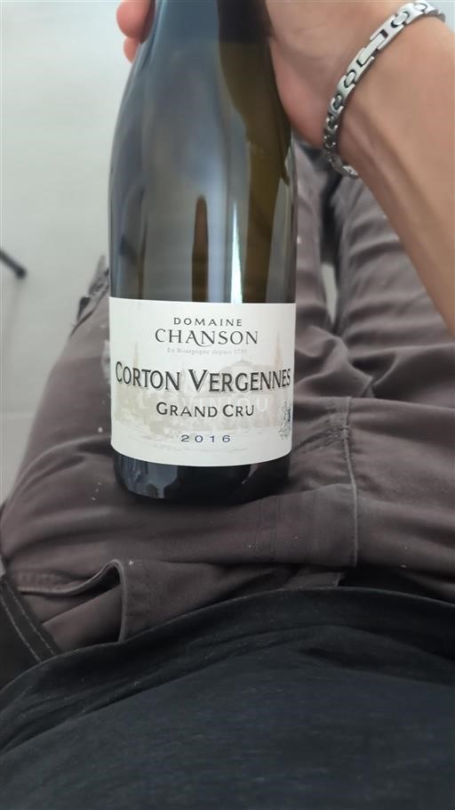 Burgundi Corton Grand Cru Domaine Chanson Corton Vergennes 2016