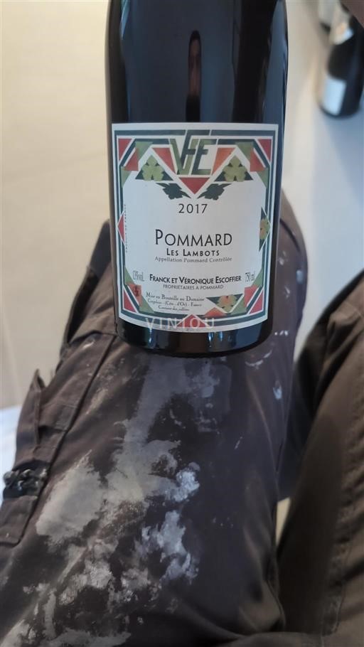Borgoña Pommard Franck et Véronique Escoffier Les Lambots 2017