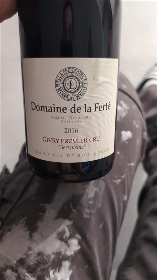 Borgogna Givry Premier Cru Domaine La Ferté Servoisine 2016
