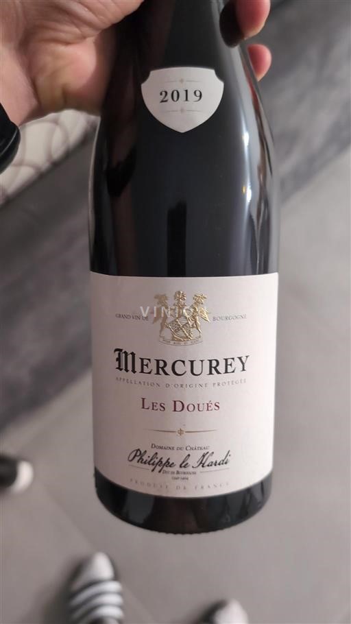 Burgundi Mercurey Philippe le Hardi Les Doués 2019